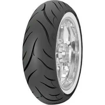 Picture of Avon Cobra Chrome AV92 White Wall MT90B16 Rear