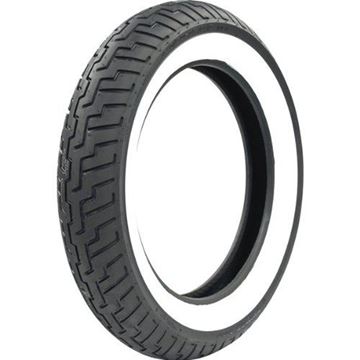 Picture of Dunlop D404F White Wall 130/90-16 (TT) Front