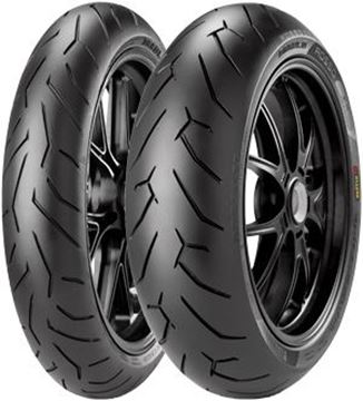 Picture of Pirelli Diablo Rosso II PAIR DEAL 120/70ZR17 + 180/55ZR17 *FREE*DELIVERY*