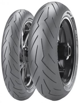Picture of Pirelli Diablo Rosso III PAIR DEAL 120/70ZR17 + 180/55ZR17 *FREE*DELIVERY*