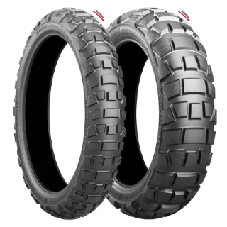 Picture of Bridgestone AX41 PAIR DEAL 100/90-19 + 140/80B17 *FREE*DELIVERY*