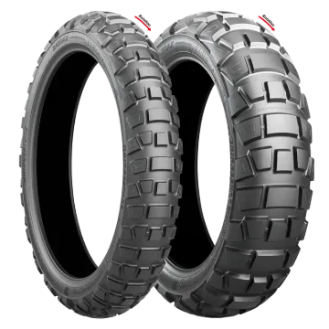 Picture of Bridgestone AX41 PAIR DEAL 100/90-19 + 140/80B17 *FREE*DELIVERY*