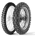 Picture of Dunlop D606 DOT TYRE & TUBE PAIR DEAL 90/90-21 + 120/90-18 *FREE*DELIVERY* SAVE $60