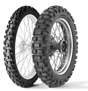 Picture of PRE ORDER Dunlop D606 (DOT) PAIR DEAL 90/90-21 + 130/90-18 *ETA SEP 2026*