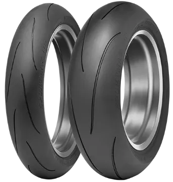 Picture of Dunlop Q5 PAIR DEAL 120/70ZR17 + 200/60ZR17 **FREE DELIVERY** 