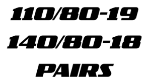 Picture for category 110/80-19 + 140/80-18