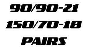 Picture for category 90/90-21 + 150/70-18