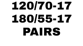 Picture for category 120/70-17 + 180/55-17