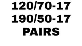 Picture for category 120/70-17 + 190/50-17
