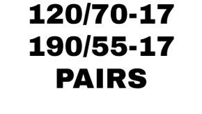 Picture for category 120/70-17 + 190/55-17